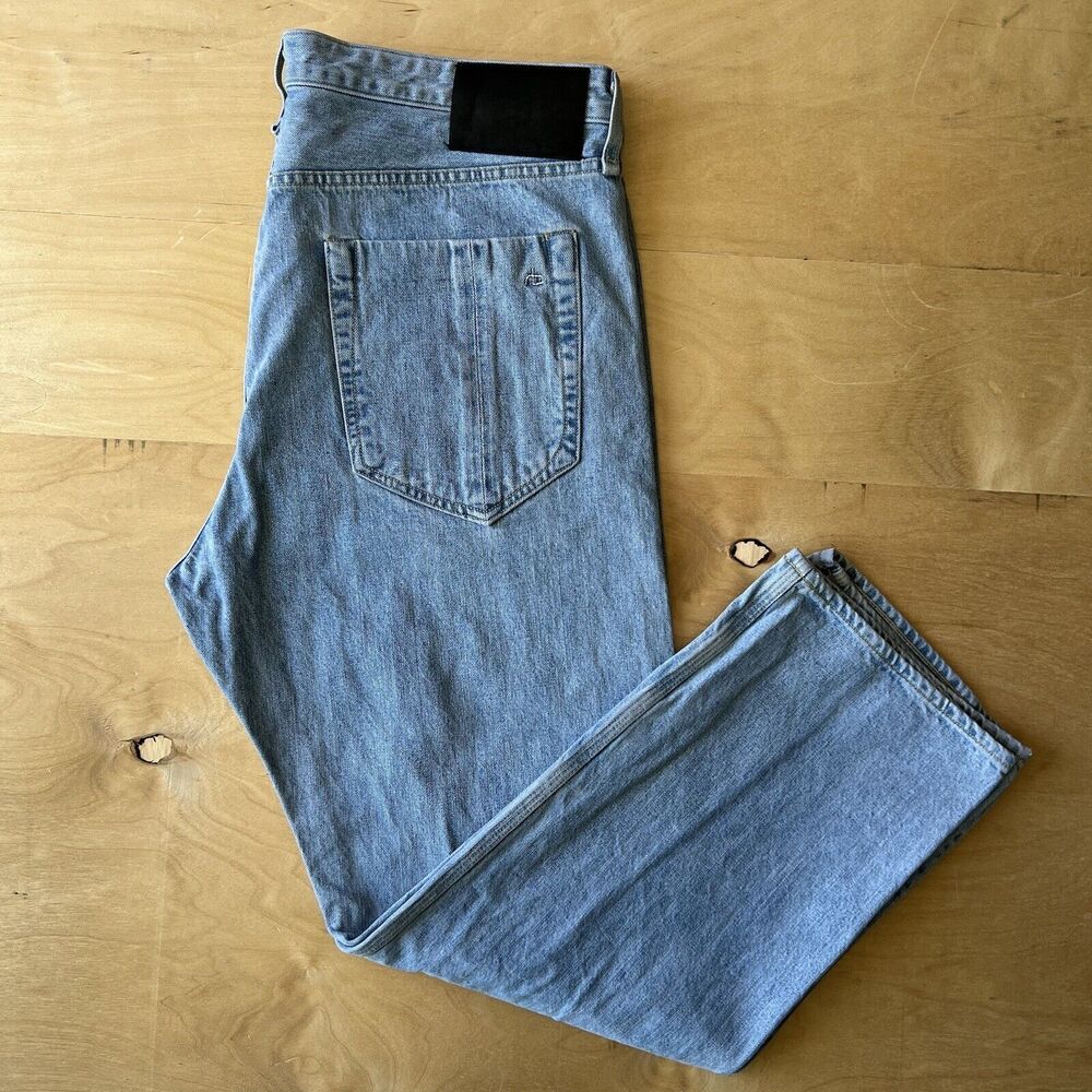 Rag & Bone Jeans 38 Blue Medium Wash New York Heavy Casual Streetwear